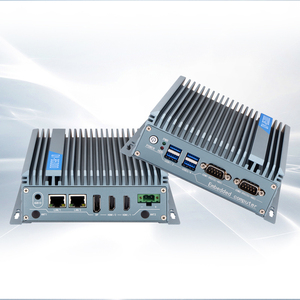 J4105/J4125/J6413/N100 Embedded Pcs <strong>Linux</strong>/Window Dual-network Port or 4-network Port Fanless Industrial Computer Mini Box Pc - Product Image 1