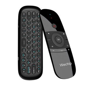 Custom OEM produzione W1 Air Mouse 2.4G tastiera senza fili e Mouse con giroscopio giochi di rilevamento telecomando per Android TV Box - Product Image 1