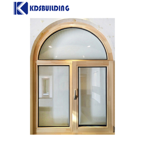 KDSBuilding europa produzione in stile francese doppio vetro a buon mercato Tilt & Turn finestra in legno design moderno della finestra in legno - Product Image 2