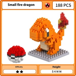 Le Baiyu Children's Pok&eacute;mon Miniature Building Blocks 8044-8063 Assembled Plastic Diamond Small Particle Puzzle Model <strong>Toy</strong> - Product Image 4