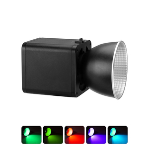 100W RGB dahili pil LED COB Video ışığı profesyonel fotoğraf ışığı kısılabilir stüdyo canlı akışı için 2700-6500K - Product Image 2