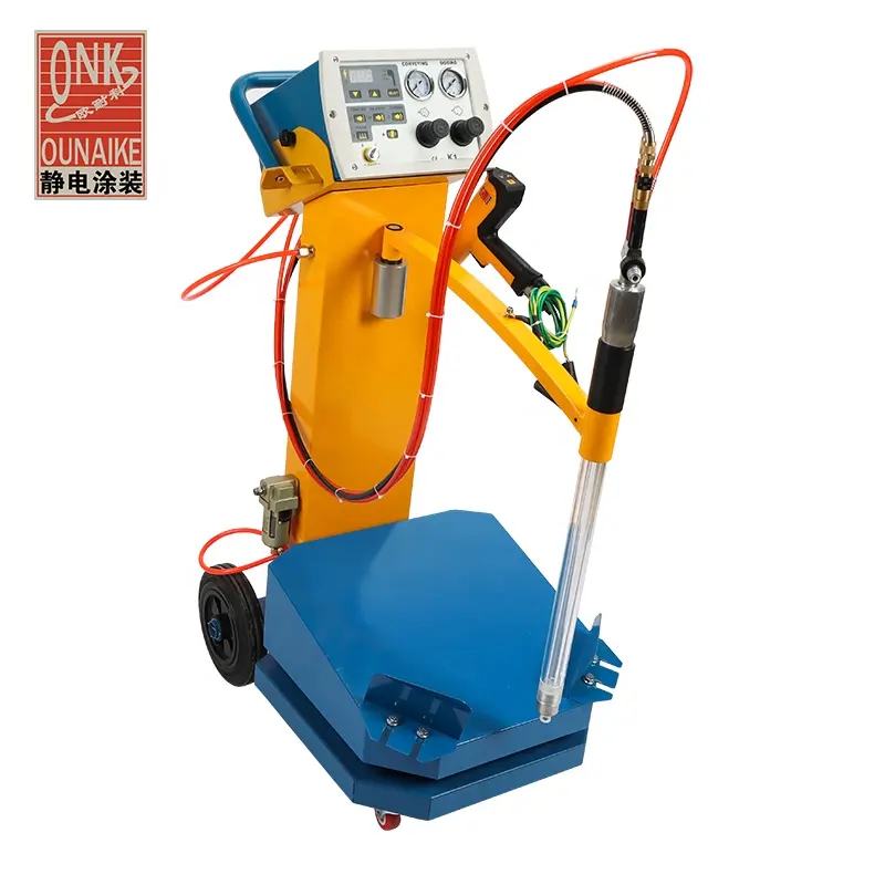 ONK-K1 giá rẻ bột sơn máy thiết bị với hộp thức ăn cho nhanh thay đổi màu sắc với rung bảng