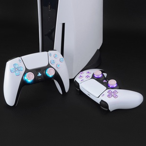 Para el kit LED del controlador PS5, juego de MOD de luz DIY para configuración de juegos personalizada