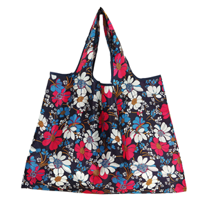 Tùy Chỉnh Thân Thiện Với Môi Nhiệm Vụ Nặng Nề Nylon Polyester Sọc In Tái Sử Dụng Hàng Tạp Hóa Tote Có Thể Gập Lại Mua Sắm Túi Hình Học Cho Món Quà - Product Image 4