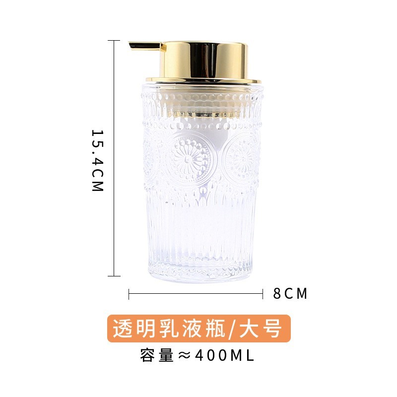 Clear Lotion Bottle 400ml