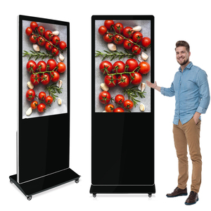 شاشة عرض رقمية قائمة بذاتها تعمل بنظام أندرويد مع واي فاي، شاشة LCD بسطوع 500 شمعة، دقة 4K فائقة الوضوح، شاشة تفاعلية باللمس للمتاجر والتعليم - Product Image 4