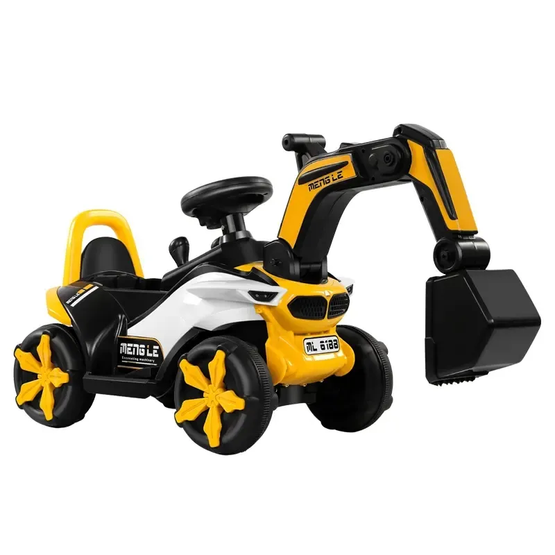 Niños Ride-On Bulldozer Loader Digger Tractor Coche eléctrico Batería Niños Juguete