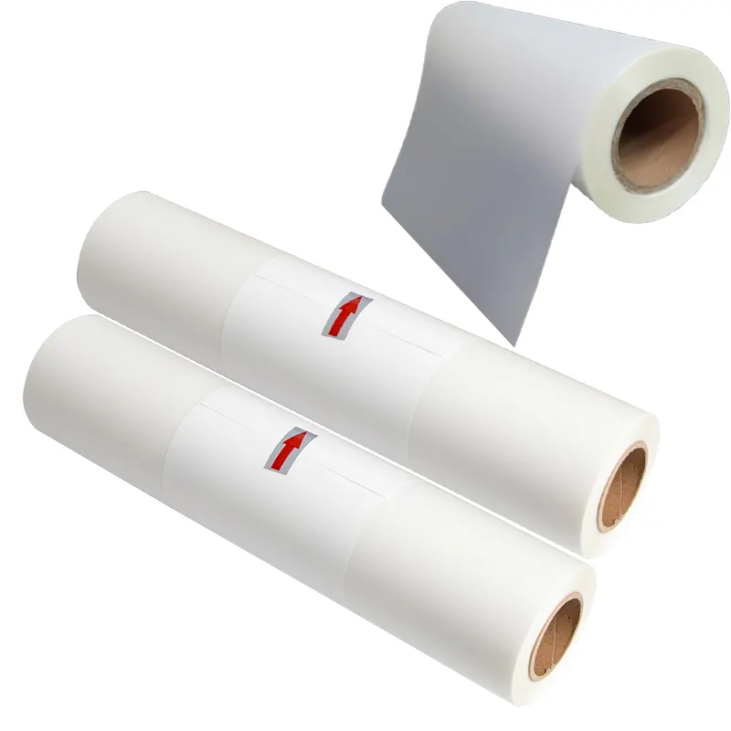 2023 Double Side Matte DTF Film Hot Peel Heat Transfer Film PET Film DTF 60cm 100m stampe per magliette abbigliamento