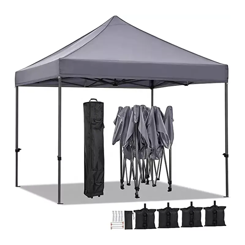 Custom 10x10 10x20 20 acciaio telaio in alluminio baldacchino tenda fiera tenda Pop-Up all'aperto per eventi pubblicità tenda tenda tettoia