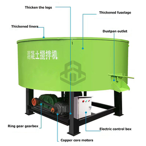 Tuğla yapma makinesi için 350/500/750L beton elektrikli mikser için Mini dizel tava beton karıştırıcı - Product Image 6