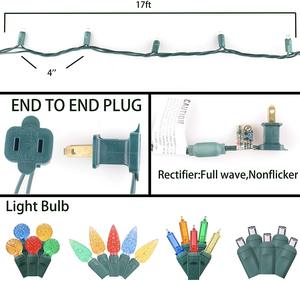 UL Listed <strong>Multi</strong> Candy <strong>Color</strong> M5 LED Christmas <strong>Light</strong> <strong>String</strong> - Product Image 4