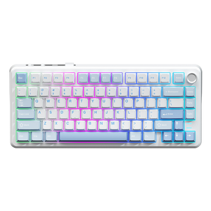 Factory Direct Black and White <strong>Mechanical</strong> <strong>Keyboard</strong> with 75% Red Switch PBT Side Engraving USB Interface New Condition - Product Image 1