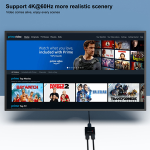 Interruptor HDMI personalizado 4K @ 60Hz, conmutador HDMI bidireccional 2 entradas 1 salida, 1 entrada 2 salidas, compatible con 4K 3D HD 1080P