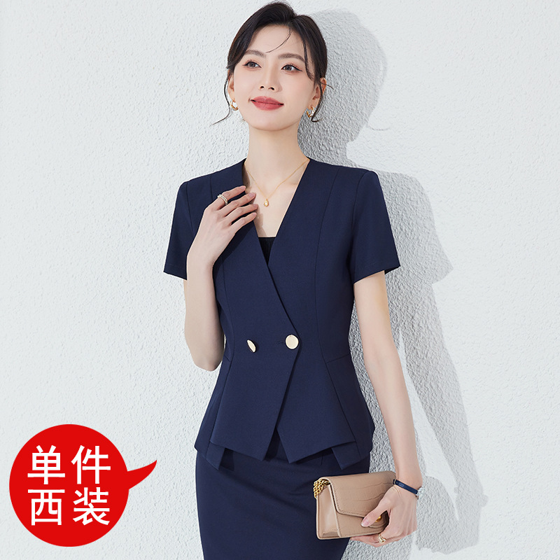Dark blue suit