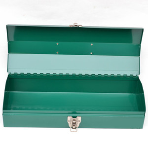 Multipurpose <strong>Tool</strong> <strong>Case</strong> 17'' Small <strong>Trolley</strong> <strong>Tool</strong> Storage Box Empty Metal <strong>Tool</strong> <strong>case</strong> Box - Product Image 2