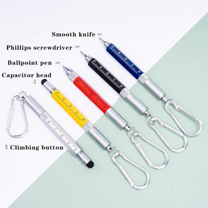 多用途可拆卸金属圆珠笔简约时尚彩色笔小攀爬按钮易携带笔 - Product Image 4
