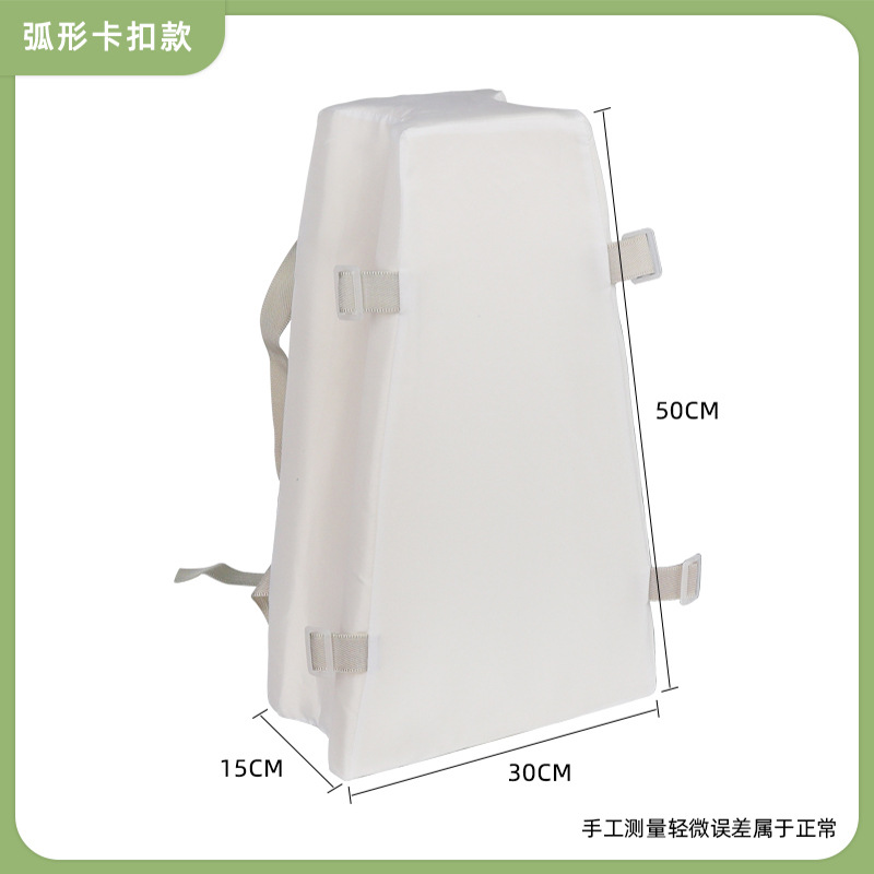 Upgraded 50-30-15 trapezoidal pad with groove, white mounting