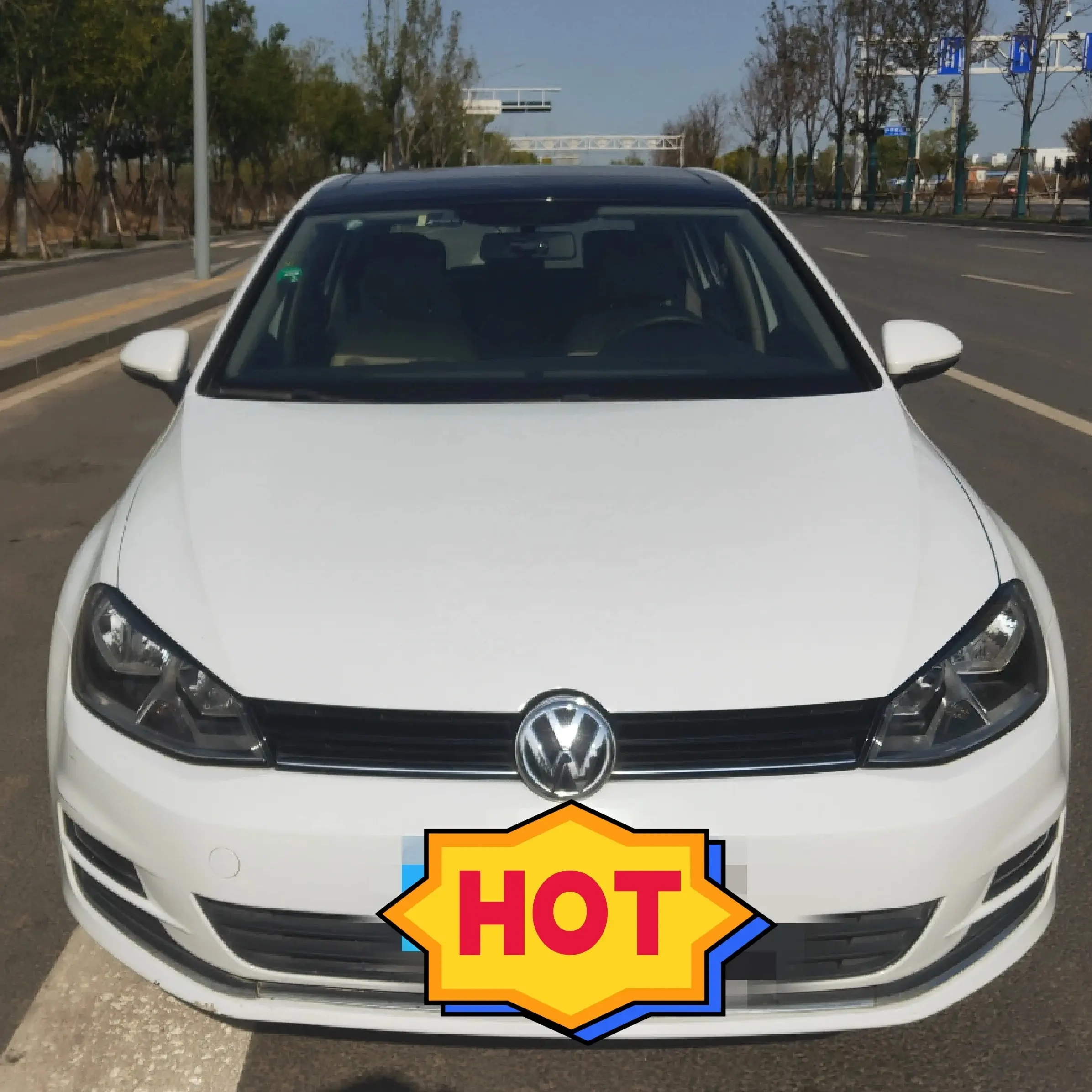 2014 VW Golf 1.6L coche usado de China precio barato coches de segunda mano