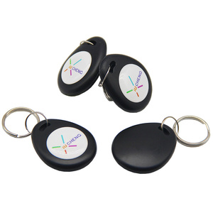 OEM akıllı kapı erişim kontrolü Keyfob yeni tasarım RFID anahtar etiketleri TK4100 anahtarlık - Product Image 3