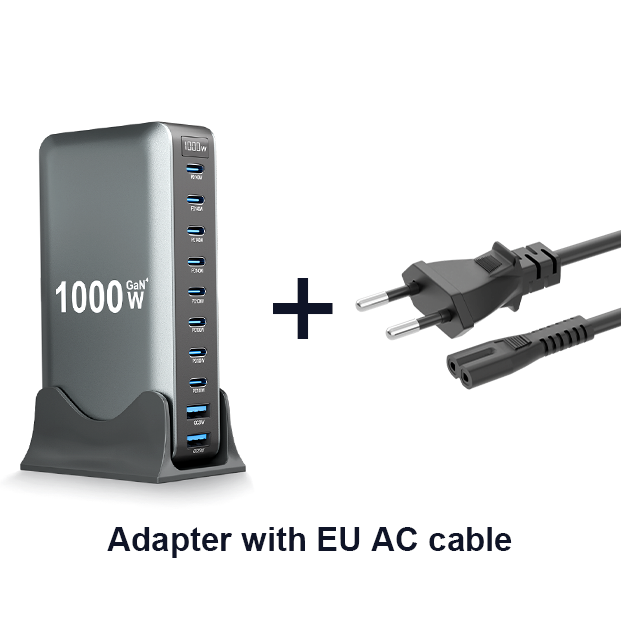 Adaptateur et câble d'alimentation secteur européen