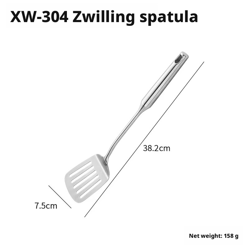 Silver-304 shuangli frying shovel