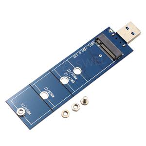 M.2ใหม่เป็น USB อะแดปเตอร์5Gbps M.2คีย์ SSD USB 3.0เป็น2280 M2 NGFF SSD ไดรฟ์อะแดปเตอร์แปลงการ์ดรีดเดอร์ SSD - Product Image 3
