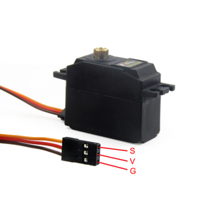 6V 5kg Digital Metal Gear 0,1 Sek. Hochgeschwindigkeits-RC-Servo mit niedrigem Profil für RC Toy Car DIY Roboter RC Hubschrauber Smart Lock Small - Product Image 1