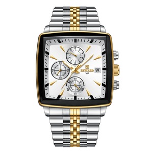Reward-01 orologio da uomo intelligente Premium Multi function Timing Business impermeabile Nightlight Calendar orologio al quarzo con cinturino in acciaio solido - Product Image 6
