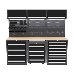 高品质易于安装工具柜手推车，带车库商店维修工具箱 - Product Image 2