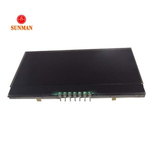 schwarz-weiß-va-monitor mit kundendefinierten 5 6 pin seriellen hintergrundbeleuchtung 7-segment-zog-lcd für temperaturanzeige - Product Image 3