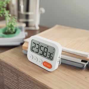 Grande rettangolo LCD Digital Count up Timer da cucina moderno Mini sveglia Stop strumento di cottura orologio che appare in stile Design comune - Product Image 5