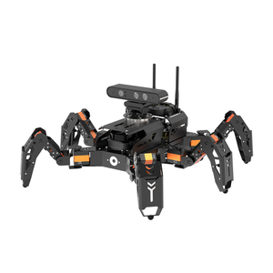 Hiwonder ROSpider Python Programmierung ROS Hexapod Jetson Nano Roboter unterstützung AI Vision SLAM Sprach steuerung Lidar Mapping Navigation