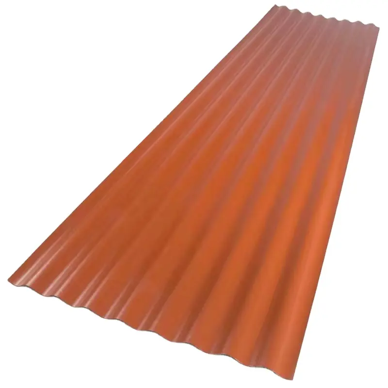Lastre di alluminio ondulate materiale del pannello delle mattonelle del metallo del tetto di alluminio rivestito di alta qualità tegole dello zinco per la casa
