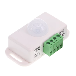 DC 12V 24V 6A PIR Interruptor de sensor de movimiento Ajuste automático Infrarrojo PIR Sensor de movimiento Detector Interruptor para lámpara de luz de tira LED - Product Image 6