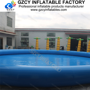 Tùy chỉnh cây cọ chủ đề Thuyền bơm hơi hồ bơi bán chạy nhất Hồ bơi bơm hơi với trượt - Product Image 5