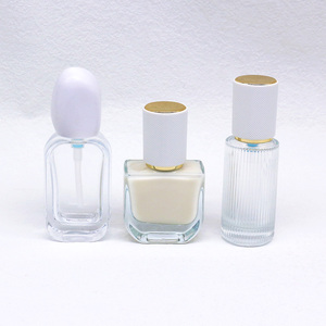 30ml Plastics <strong>Various</strong> <strong>Shape</strong> of Cap Modern Simple Transparent Rectangle Liquid Makeup Glass <strong>Bottle</strong>/30ml square Glass Pump <strong>Bottle</strong> - Product Image 4