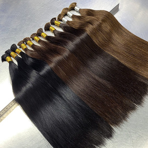 ヒューマンヘアウィッグ,バルクストレートナチュラルロングストレートヘアファイバーワンピース