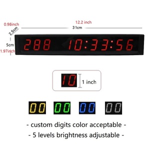 Display multifunzione con data e ora a LED 999 giorni conto alla rovescia Timer per bambini compleanno nuovi nati giorni - Product Image 2