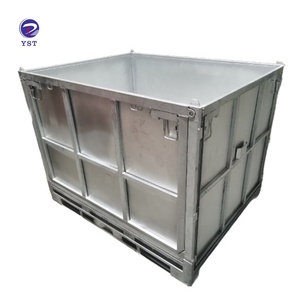 Logística de transporte plegable apilable de servicio pesado Contenedores metálicos a granel - Product Image 2