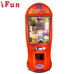 Fabrika toptan 4 renkler süper kutu 2 jetonla çalışan hediye fatura alıcı ile otomat pençe makinesi - Product Image 2