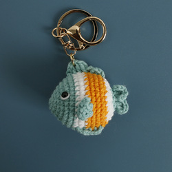 Orange blue sea fish