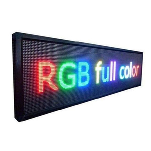 Display di testo a scorrimento a LED P5 con segno di visualizzazione a LED Banner Board da parete fisso 5mm di ferro per interni 3 anni - Product Image 5
