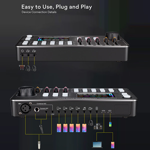 Interfaz de audio profesional tarjeta de sonido grabación múltiples modos de ecualización Tarjeta de música con sonido - Product Image 5