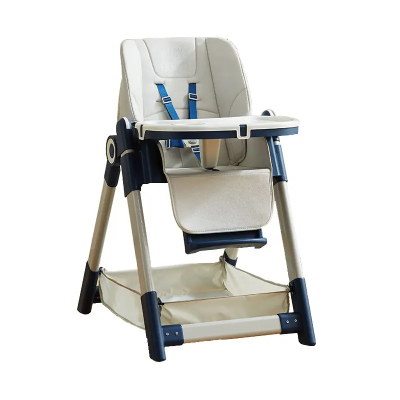 Chaise haute pliable et portable multifonctionnelle pour bébé-Siège polyvalent pour les repas et l'alimentation de l'enfant