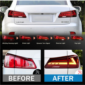ไฟท้ายรถยนต์ LED เหมาะสำหรับ Lexus ไฟท้าย IS250 IS350 ISF 2006-2013 DRL - Product Image 3