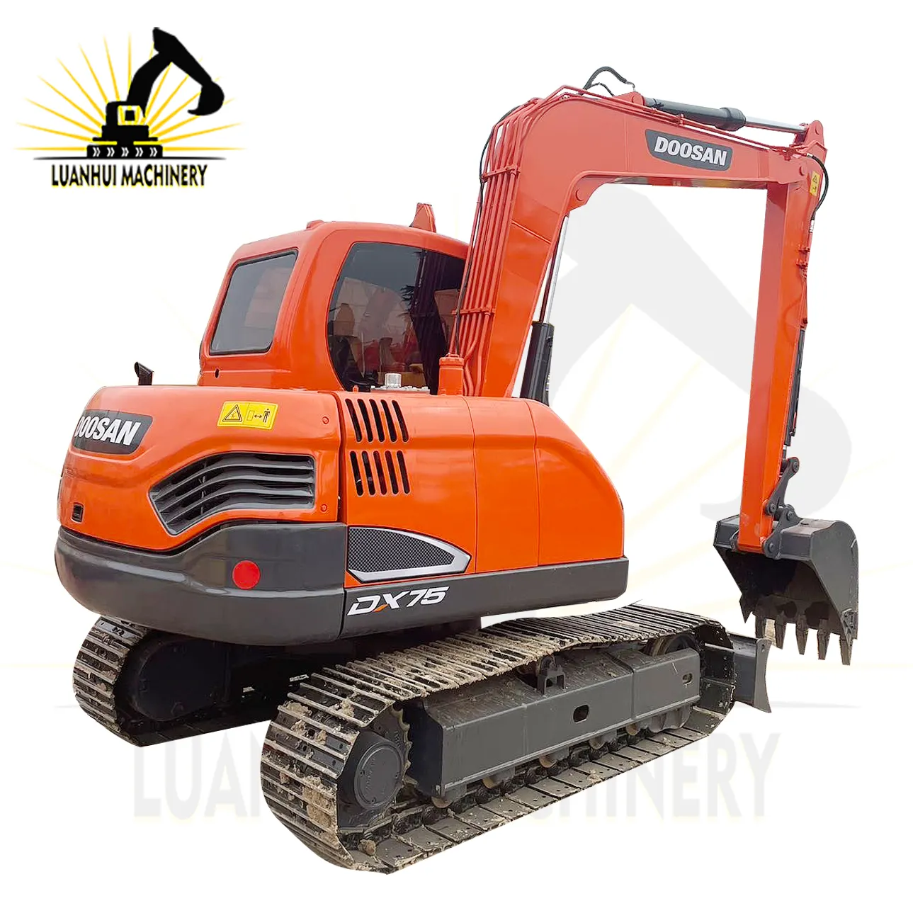 Doosan DX75 é uma máquina muito pequena com ferramentas de flexibilidade usada escavadeira hidráulica