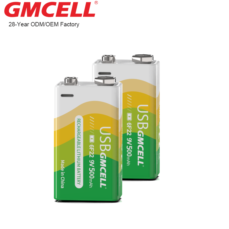 9V 500mAh