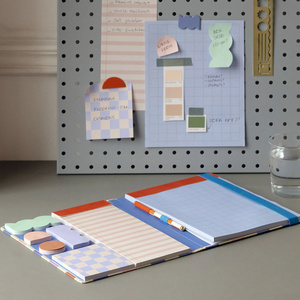 Bloc de notas de tapa dura personalizada con banda elástica, hoja arrancable, Cuadernos para estudiantes, juego de notas adhesivas, Bloc de notas - Product Image 5