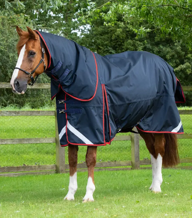 Caballo equino Equipo Impermeable al aire libre caballo alfombra de invierno cómoda hoja de caballo algodón poliéster Polybag Oxford Imagen 50 Uds