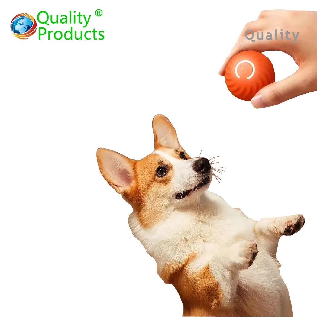 スマート犬のおもちゃのボール電子インタラクティブ犬のおもちゃ自動ジャンプローリングボール犬の電気ペットのおもちゃのボール猫の製品